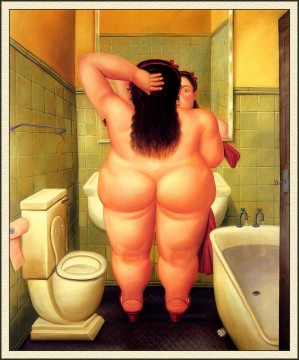 The Bath Fernando Botero Oil Paintings